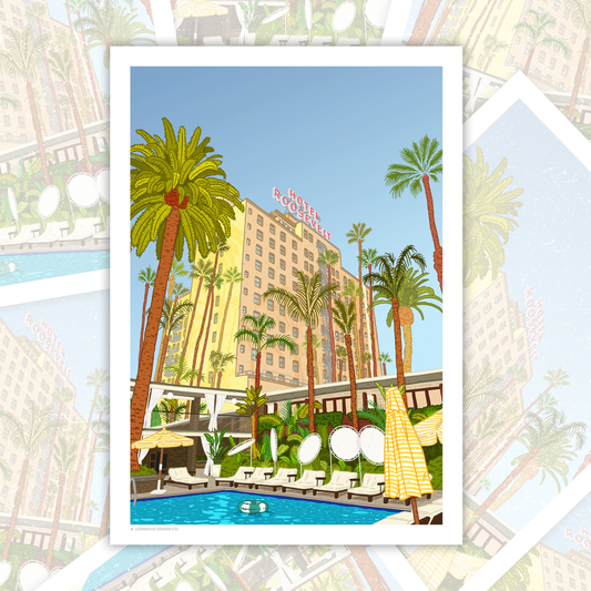 The Hollywood Roosevelt Hotel I Limited Edition Art Print