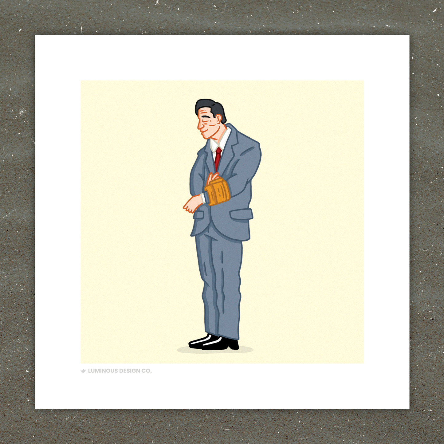 Wastelander Dad I 5"x5" Art Print