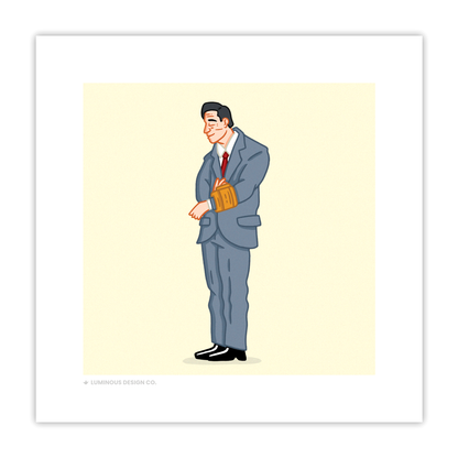 Wastelander Dad I 5"x5" Art Print