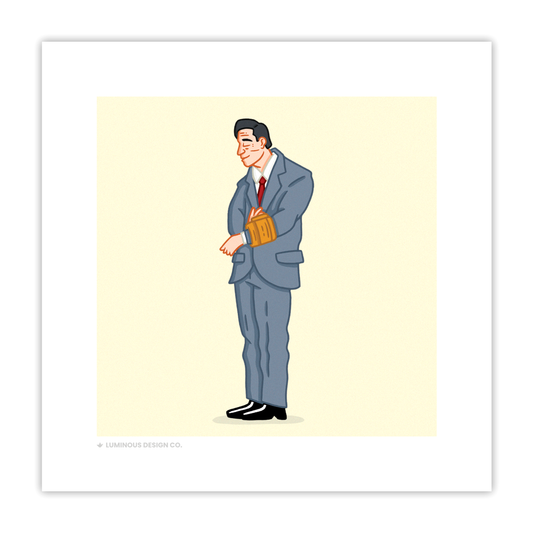 Wastelander Dad I 5"x5" Art Print