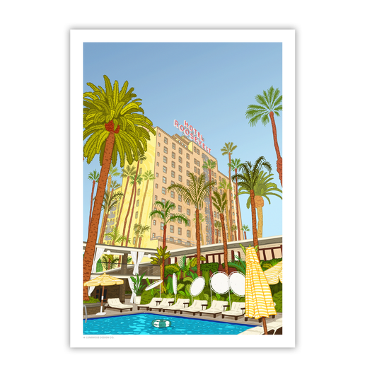 The Hollywood Roosevelt Hotel I Limited Edition Art Print