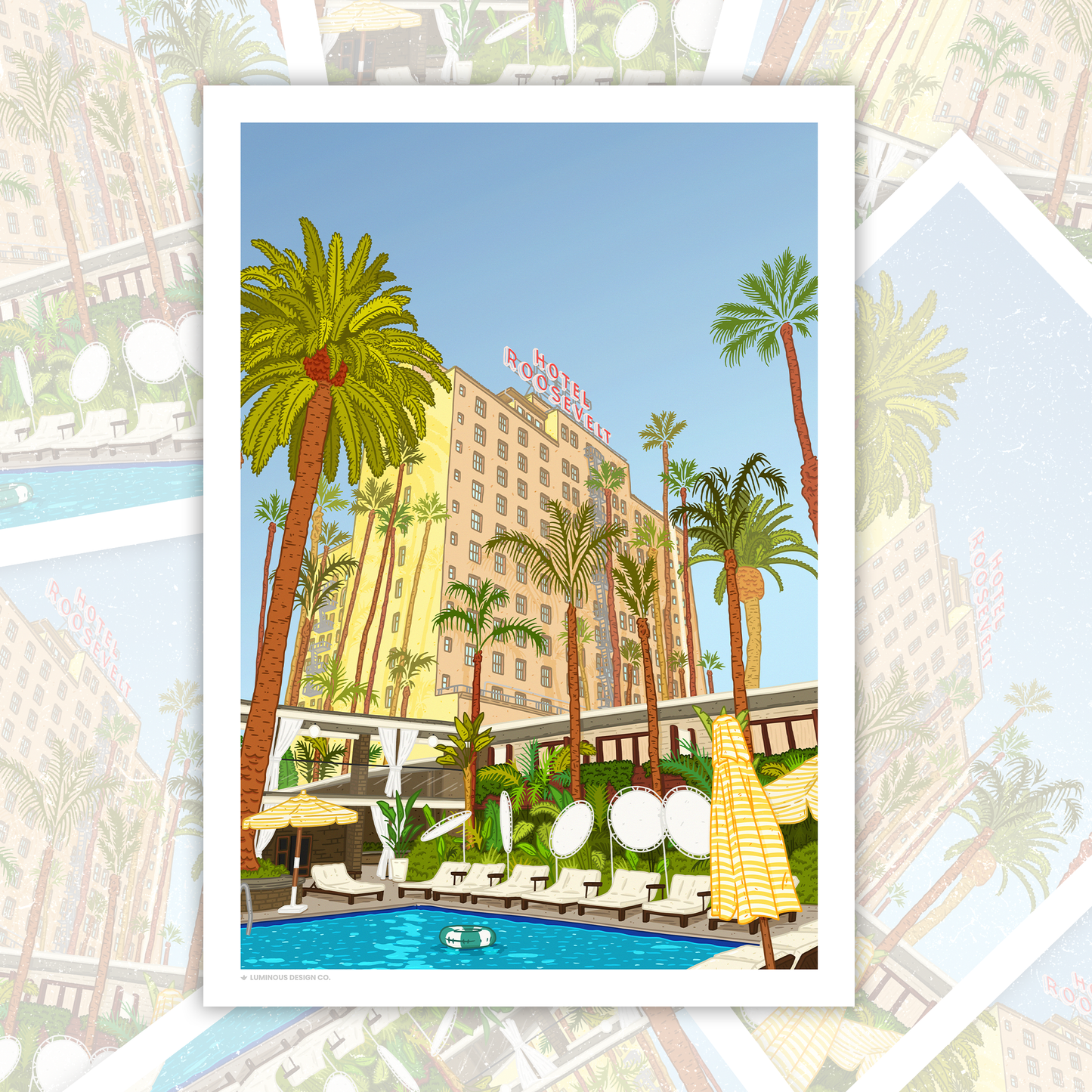 The Hollywood Roosevelt Hotel I Limited Edition Art Print