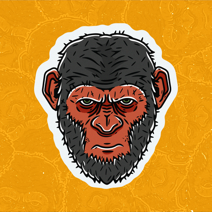 Heroic Ape I Vinyl Sticker