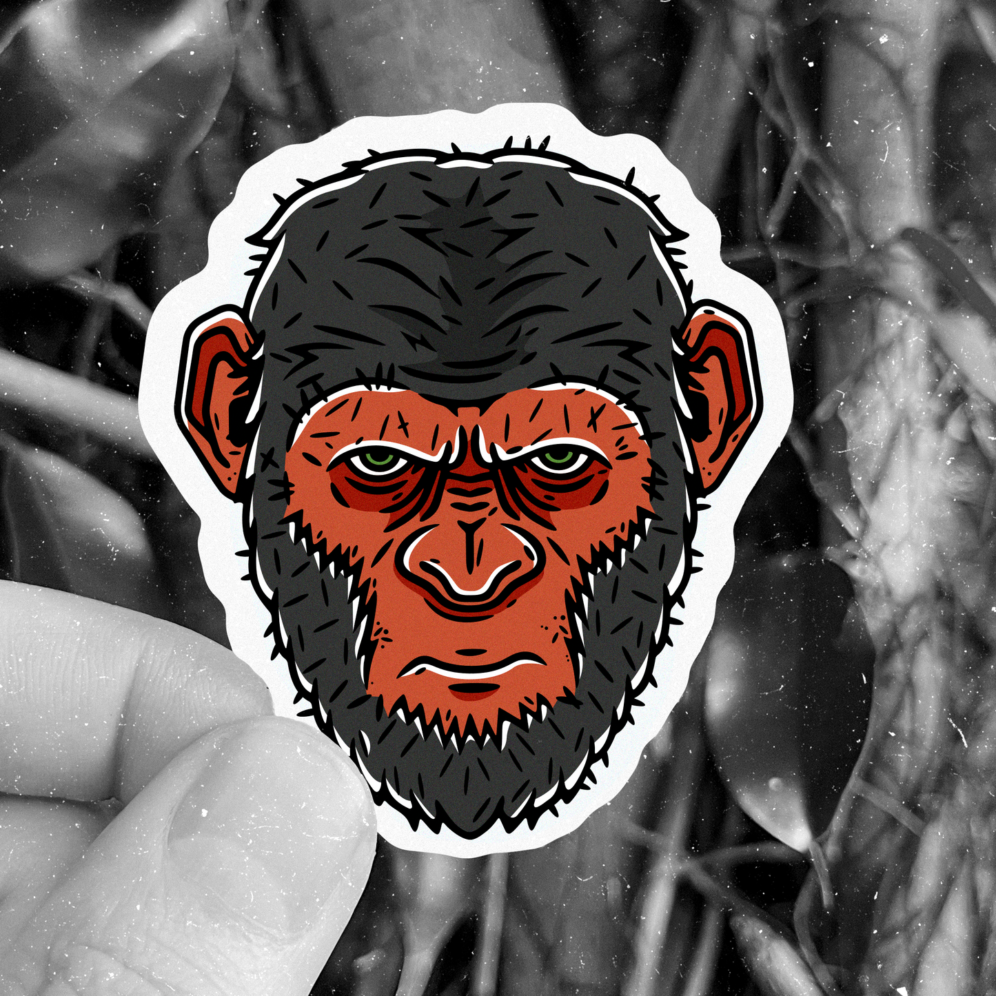 Heroic Ape I Vinyl Sticker