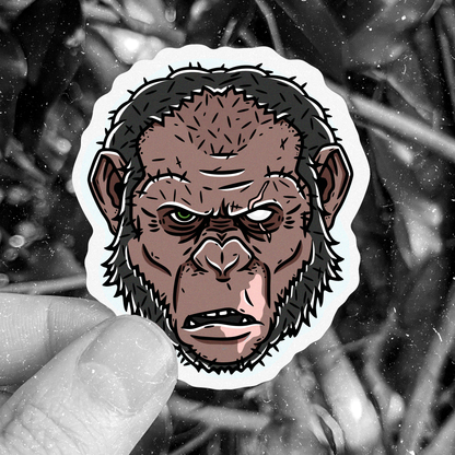 Villainous Ape I Vinyl Sticker