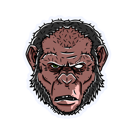 Villainous Ape I Vinyl Sticker