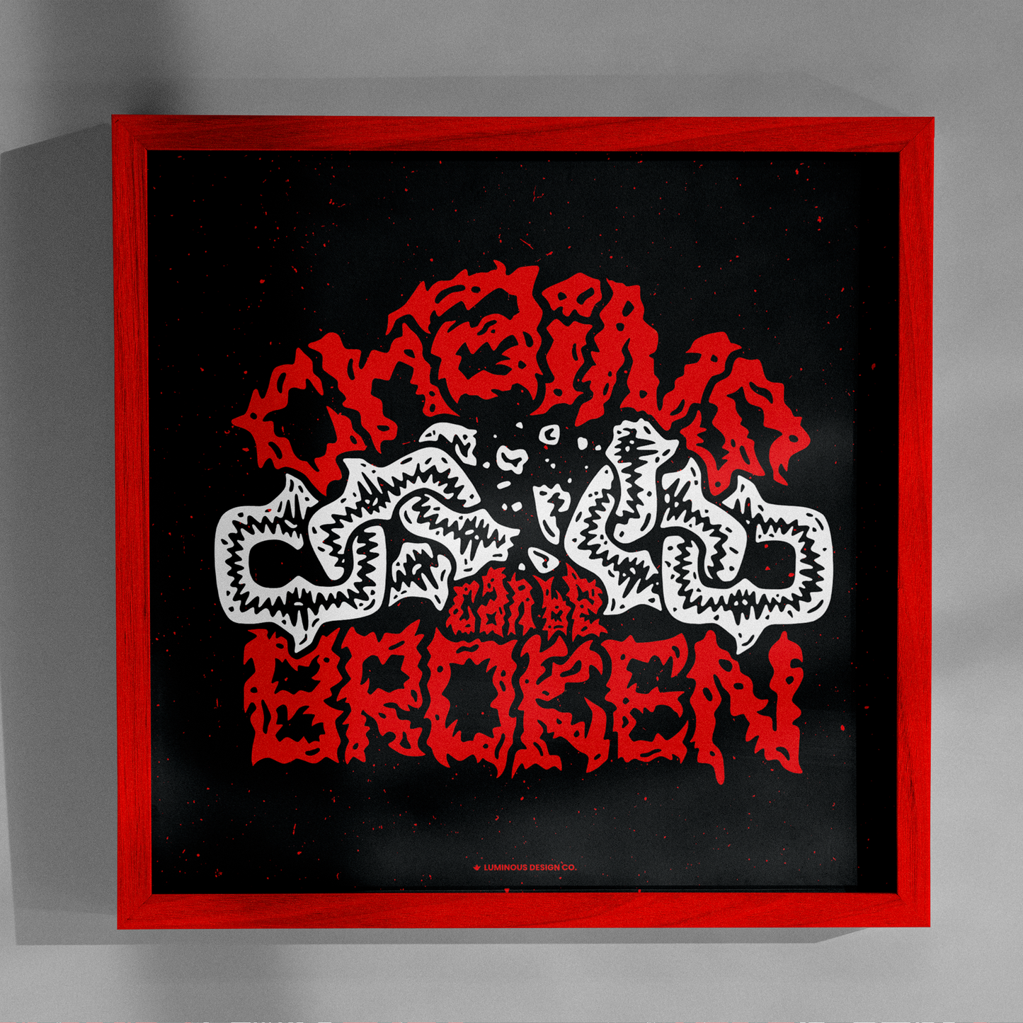 Chains Can Be Broken I 10"x10" Art Print