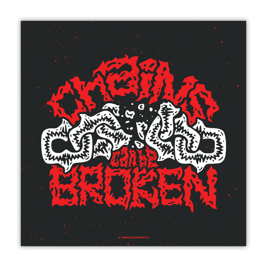 Chains Can Be Broken I 10"x10" Art Print