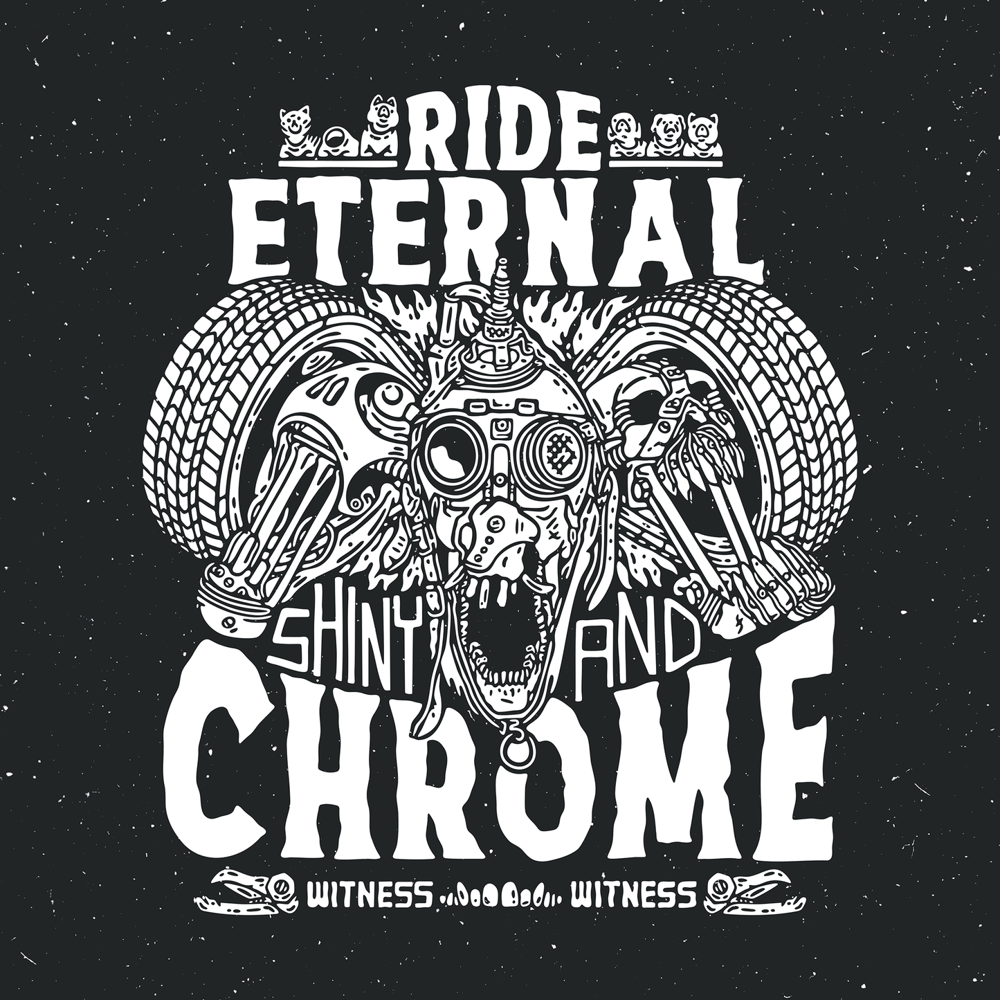 Shiny & Chrome T-Shirt I Pocket & Back