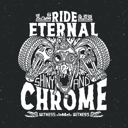 Shiny & Chrome T-Shirt I Pocket & Back