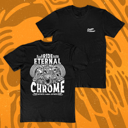 Shiny & Chrome T-Shirt I Pocket & Back